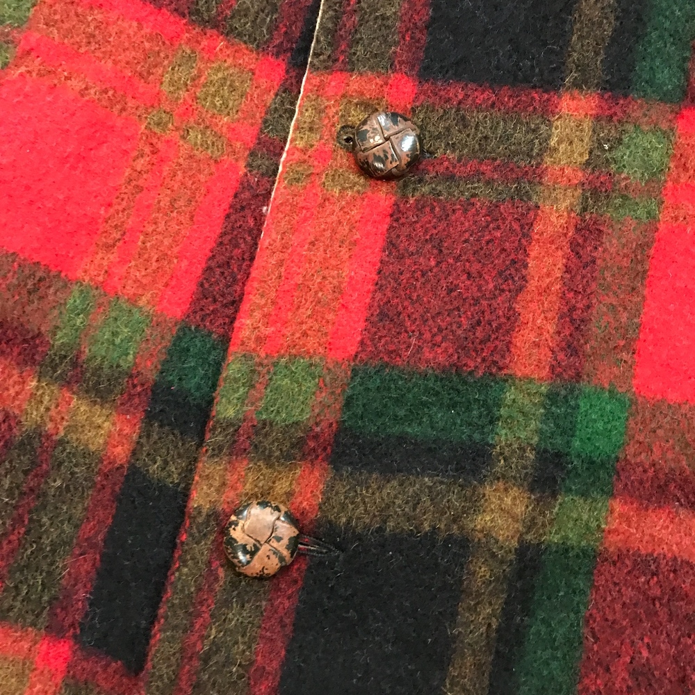 PURITAN Vintage Buffalo Plaid Coat - Picture 4 of 7